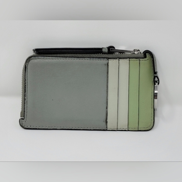 Loewe Accessories - LOEWE Puzzle Multicolor Zipped Card Key Case Wallet